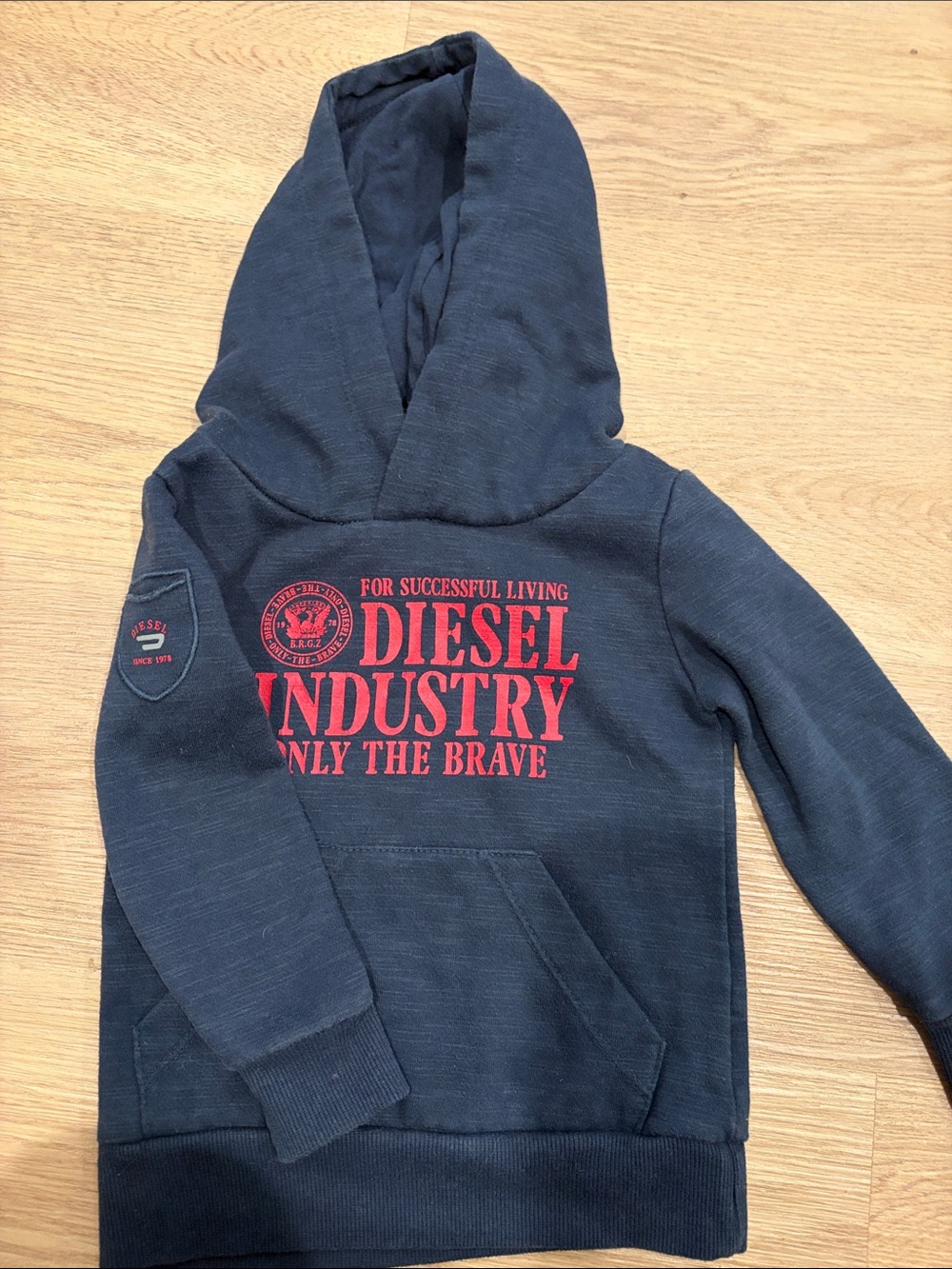 Diesel Boys 24M Navy Hoodie